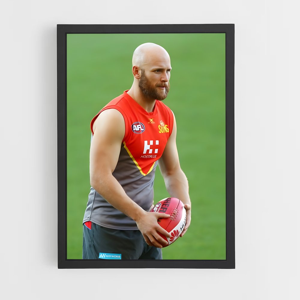 Poster Gary ablett – affiche Football australien (vue 2)